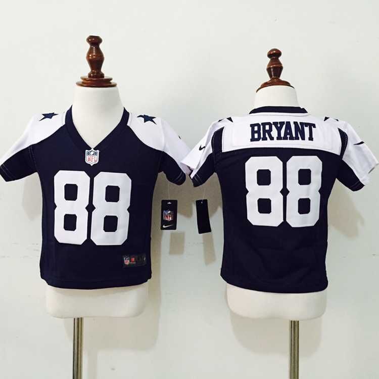 Dallas Cowboys 88 Bryant Blue Thankgivings Nike baby Jersey